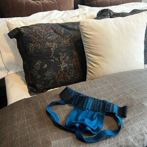 Calvin Klein teal jockstrap- size small